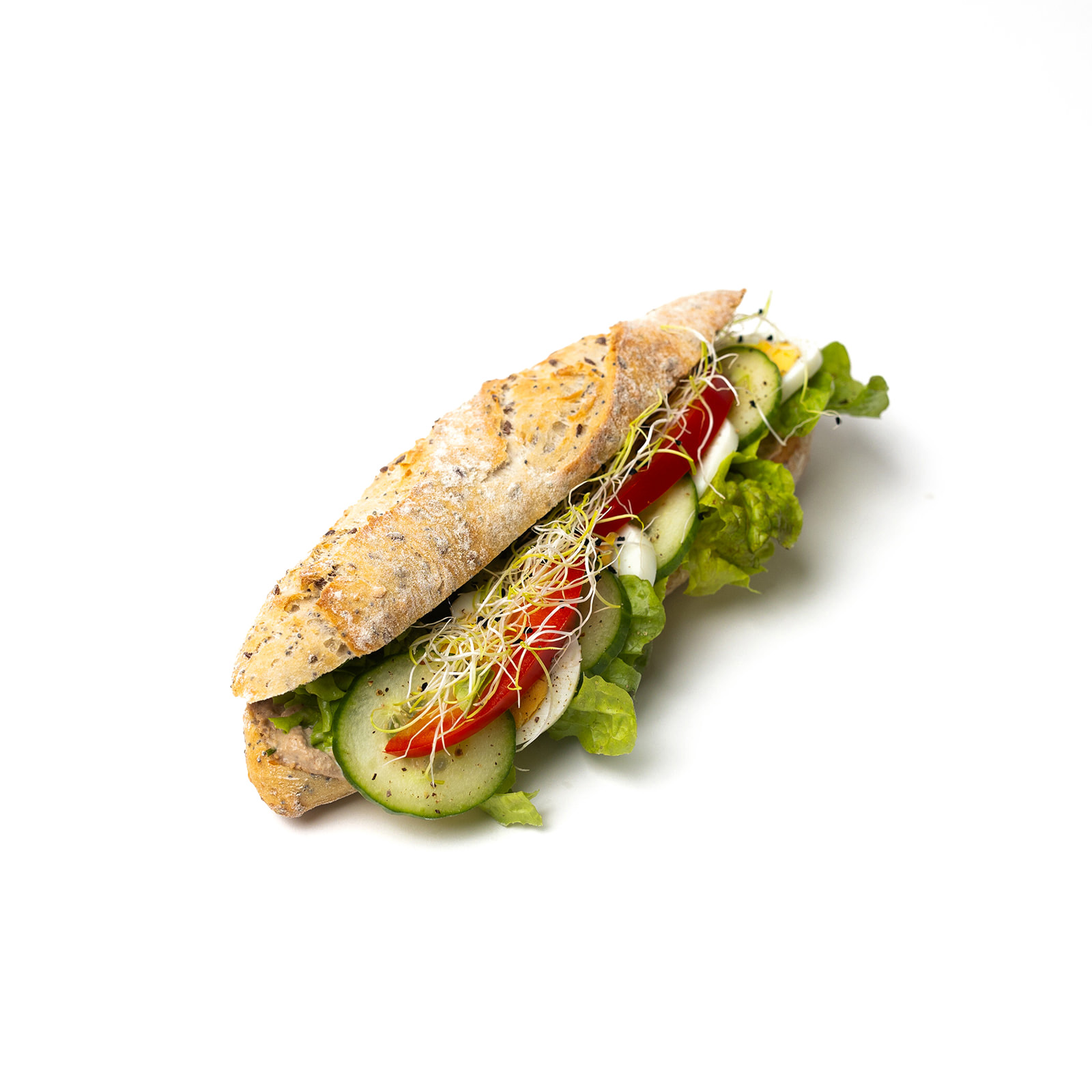 Sandwich Nicois (Thunfisch & Ei)