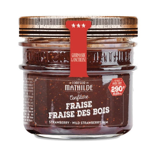 Erdbeere und Wald-Erdbeere Confiture