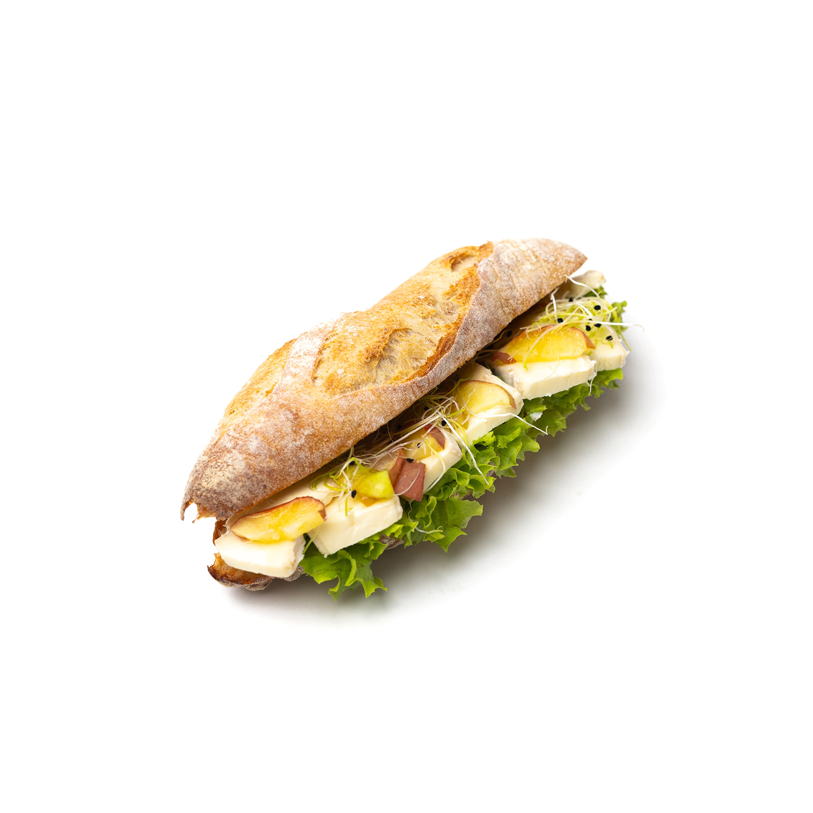 Sandwich Norman (Camembert & Apfel)