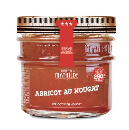 Aprikosen und Nougat Confiture